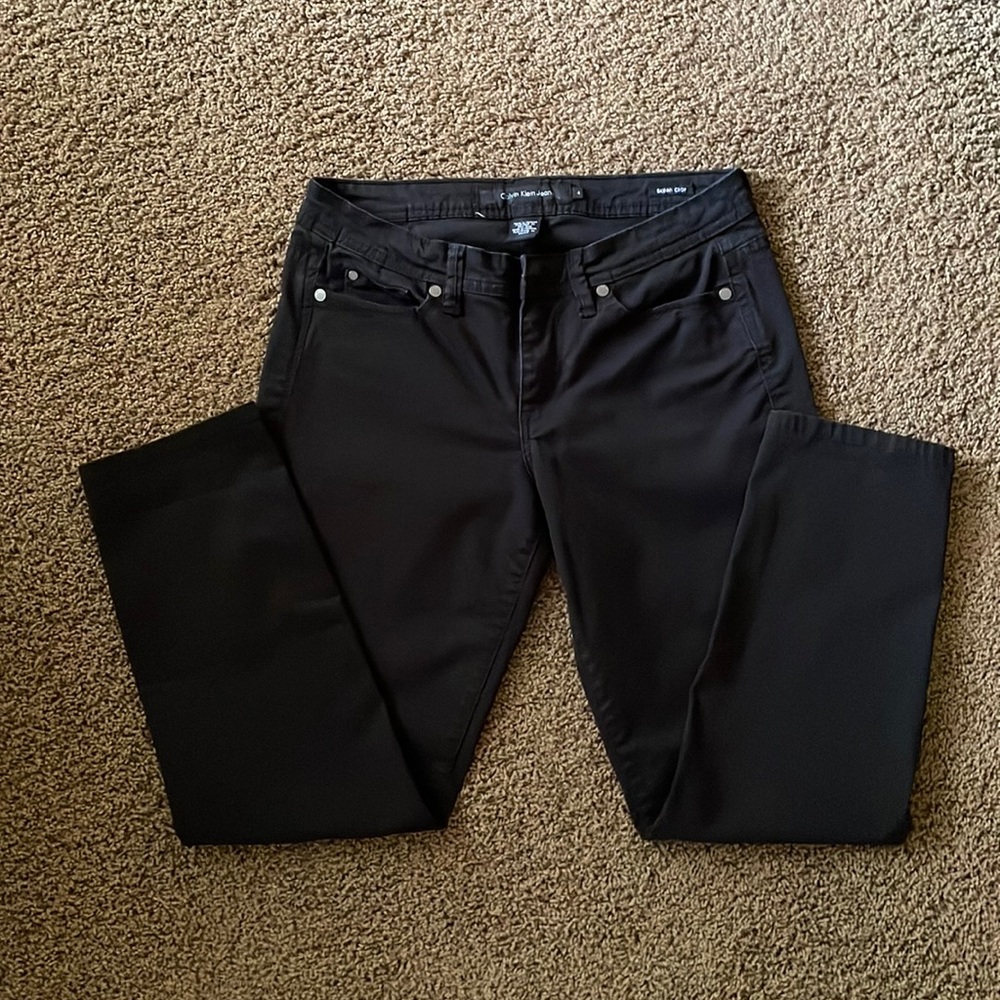 Calvin Klein Black Skinny Crop Jeans